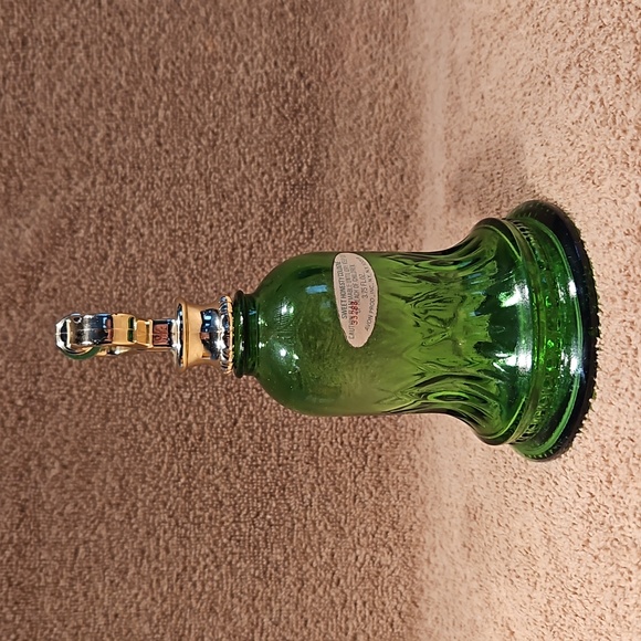 AVON Vintage Emerald Green Bell Decanter 1978 Sweet Honesty Cologne EMPTY T11 - Picture 2 of 7